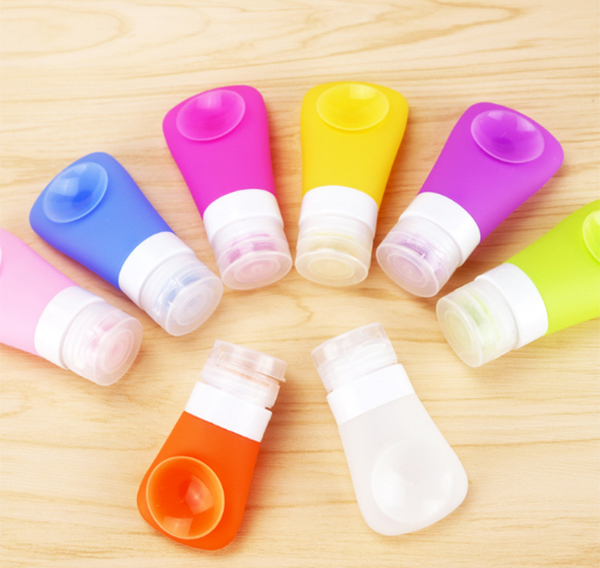 Silicone care products, liquid containers